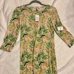 3/4 sleeve Bodycon dress midi